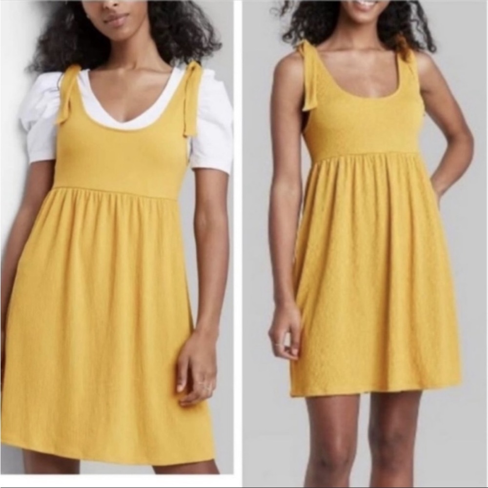 Wild Fable mustard dress. Women’s M